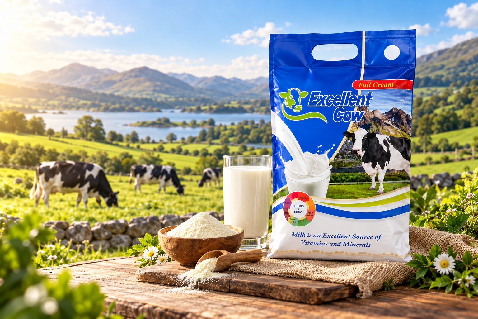 Excellent Cow Irish dairy origin